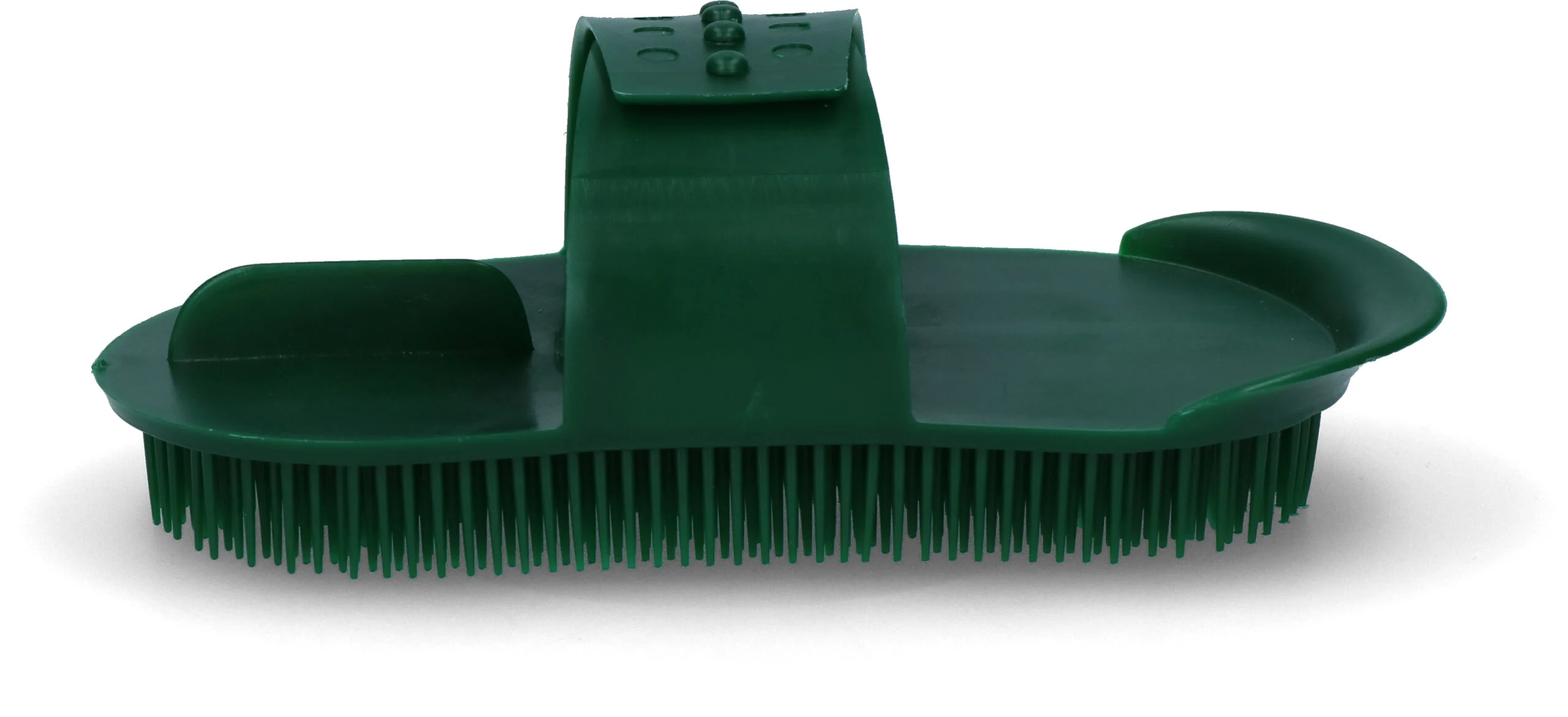 Curry comb a denti fini, 180 x 90 mm, verde – Vplast Original - immagine 2