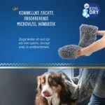 Asciugamano per cani in microfibra con tasche per le mani, 35 x 81 cm – Royal Dry - immagine 6