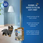 Accappatoio per cani in microfibra XS, lunghezza del dorso da 30 a 35 cm – Royal Dry - immagine 4