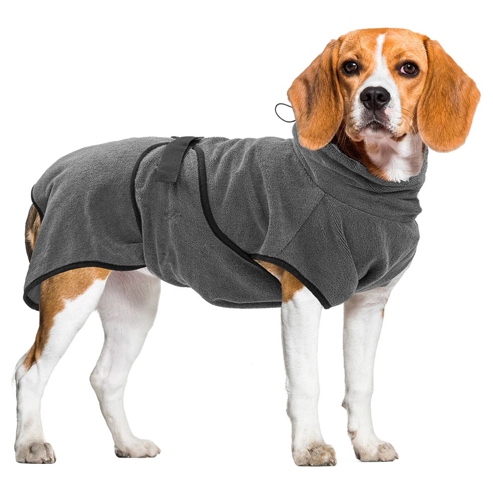 Accappatoio per cani in microfibra M, lunghezza del dorso da 50 a 58 cm – Royal Dry - immagine 2
