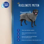 Accappatoio per cani in microfibra M, lunghezza del dorso da 50 a 58 cm – Royal Dry - immagine 6