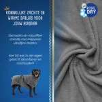 Accappatoio per cani in microfibra L, lunghezza del dorso da 60 a 68 cm – Royal Dry - immagine 3