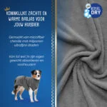 Accappatoio per cani in microfibra XL, lunghezza del dorso da 70 a 80 cm – Royal Dry - immagine 3