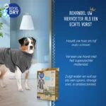 Accappatoio per cani in microfibra XL, lunghezza del dorso da 70 a 80 cm – Royal Dry - immagine 4