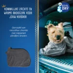 Sacco asciugacane in microfibra XS, lunghezza del dorso 30 cm – Royal Dry Doggy Bag - immagine 5