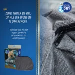 Sacco asciugante per cani in microfibra S, lunghezza del dorso 40 cm – Royal Dry Doggy Bag - immagine 4