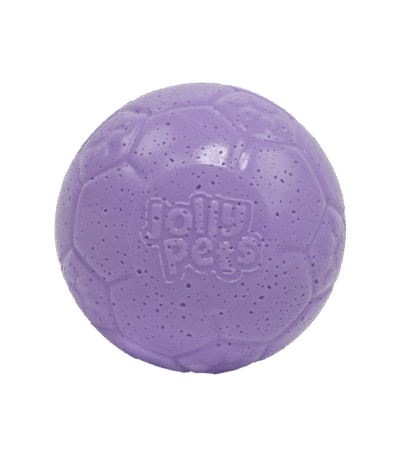 Palla da calcio per cani lilla, 10 cm – Jolly Pets Mini Soccer Ball