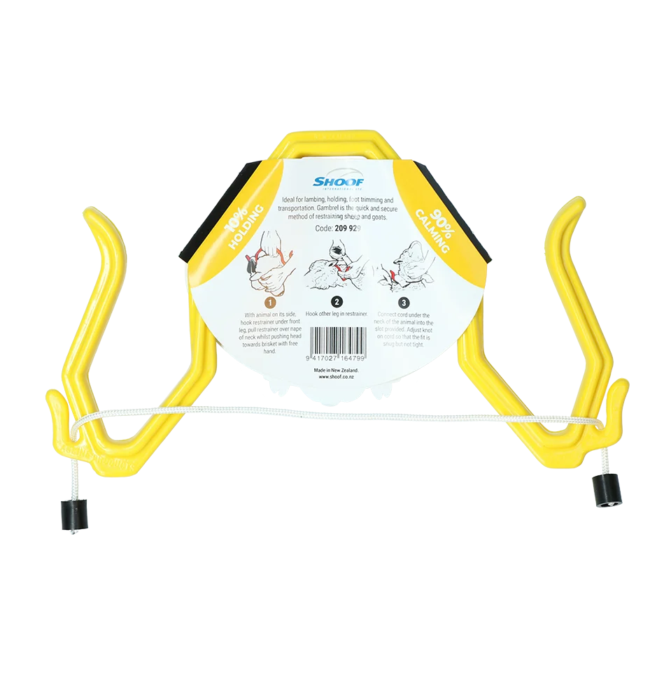 Dispositivo di contenimento per pecore in policarbonato, 17 cm – Shoof Gambrel Restrainer S - immagine 2