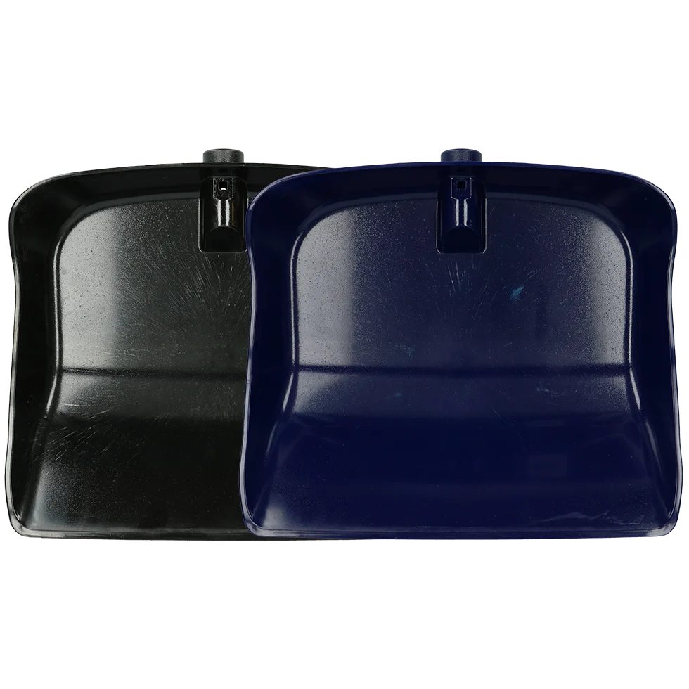 Pala in plastica senza manico, blu scuro – Vplast - immagine 2