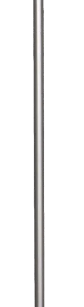 Manico per pala in alluminio, 105 cm, 28 mm, impugnatura blu scuro