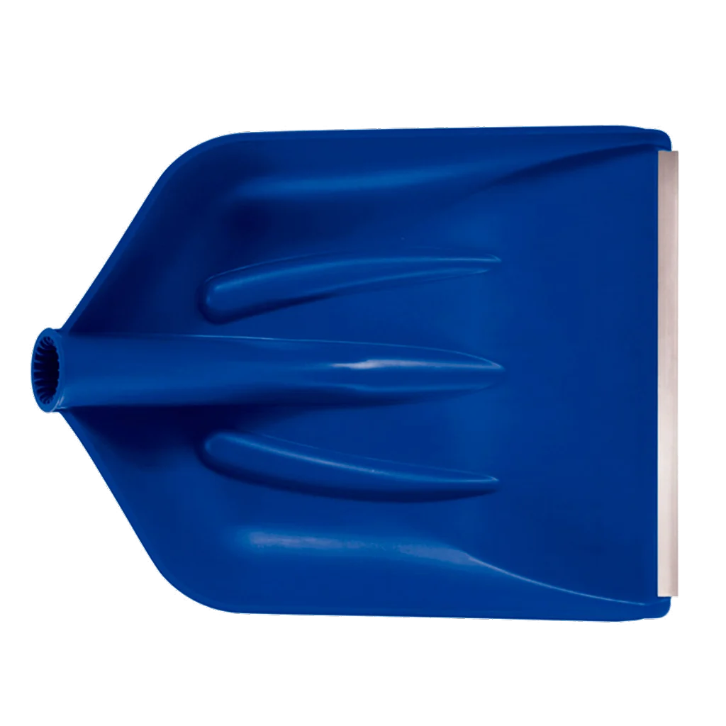 Pala in plastica senza manico con bordo anteriore in alluminio – Dimartino Artica 35 Blue - immagine 1