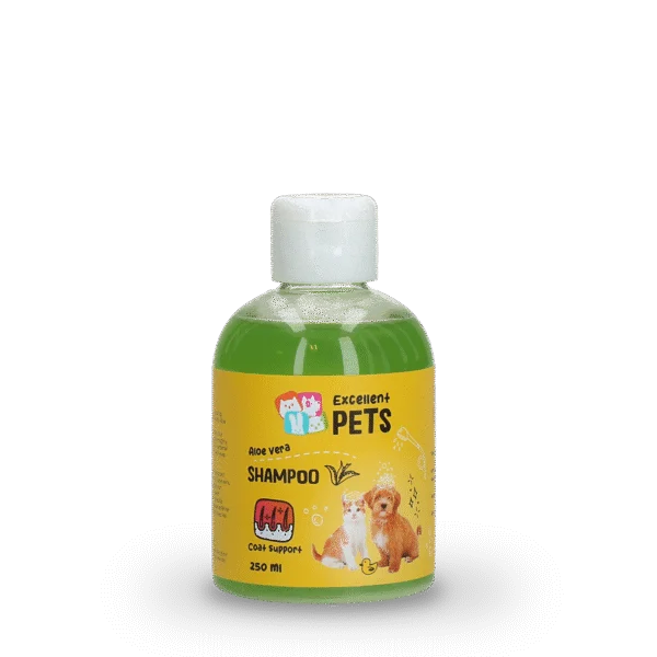 Shampoo per cani con Aloe Vera per pelli sensibili, 250 ml – Excellent Pets Shampoo Aloe Vera