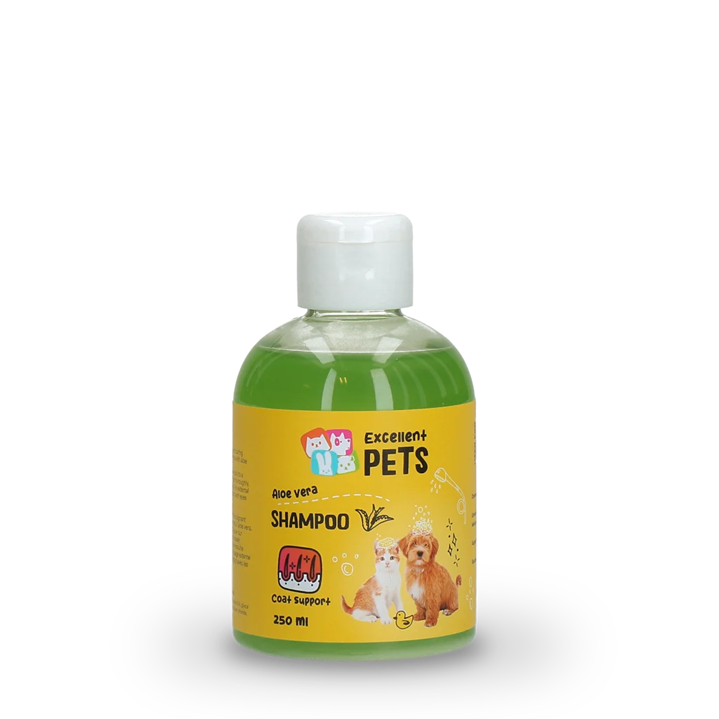 Shampoo per cani con Aloe Vera per pelli sensibili, 250 ml – Excellent Pets Shampoo Aloe Vera - immagine 1