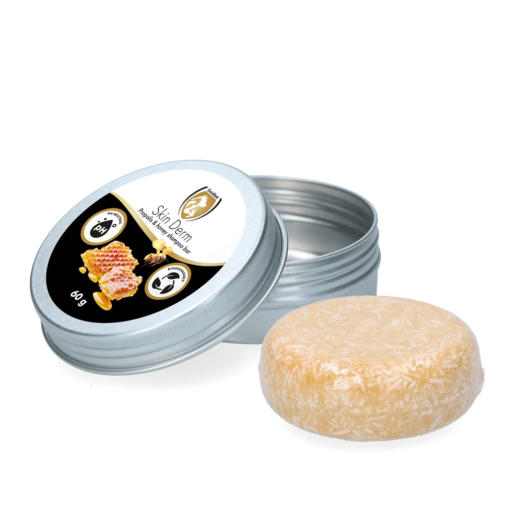 Shampoo solido con propoli e miele, 60 g – Excellent Skin Derm Propolis Shampoo bar - immagine 1