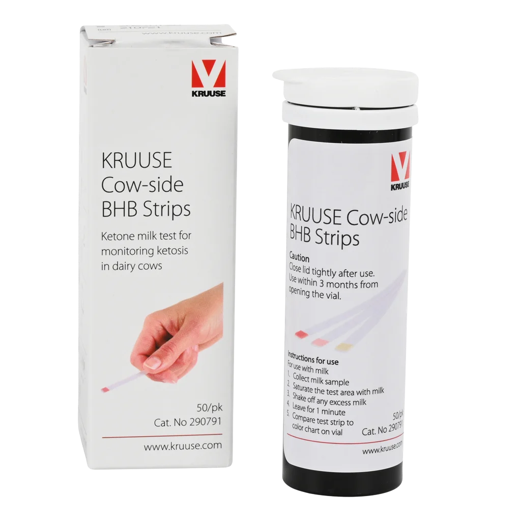 Strisce per il test del latte nelle vacche da latte, 50 pezzi – KRUUSE Ketose Milk Teststrips - immagine 1