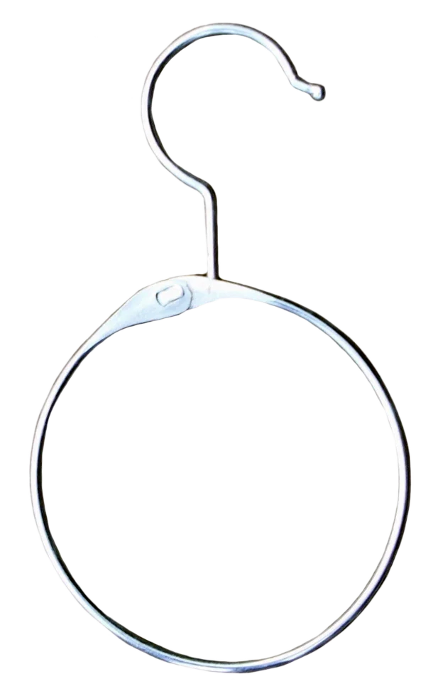 Anello porta cavezze con gancio - immagine 1