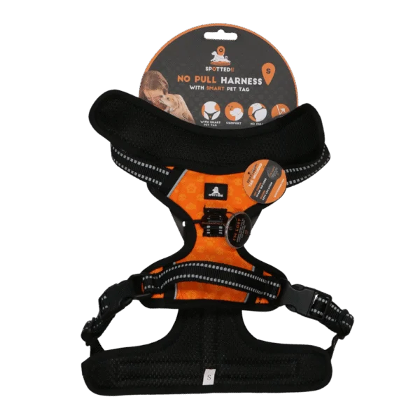 Pettorina anti tiro per cani con maniglia, arancione S – Spotted! Pro No Pull