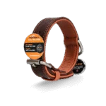 Collare per cani in pelle con medaglietta digitale, 50 cm, marrone – Spotted! Pro - immagine 4