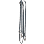 Guinzaglio da addestramento per cani in pelle, grigio, 250 cm x 16 mm – Spotted! Pro