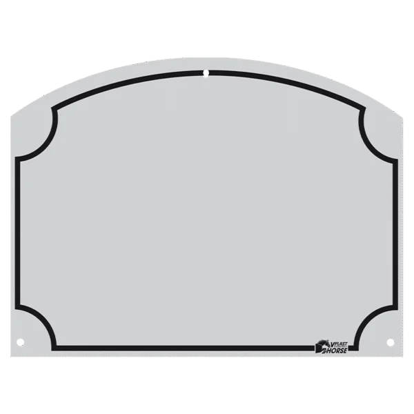 Targhetta per box in plastica ABS 70 x 95 mm – Vplast