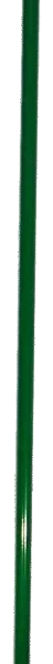 Manico in metallo leggero 150 cm, verde