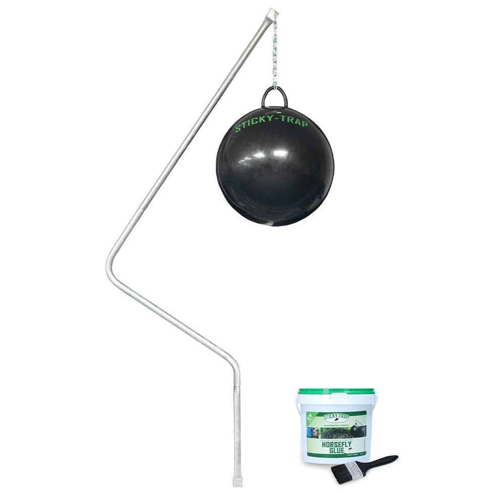 Trappola per tafani con sfera da 60 cm e 1,5 l di colla – trappola adesiva completa Heavy - immagine 1