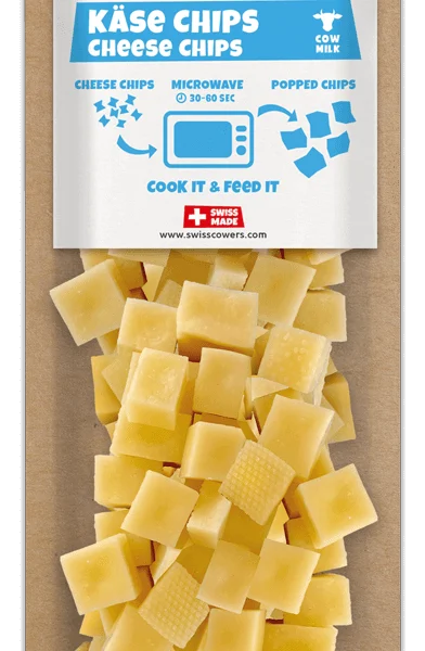 Cubetti di formaggio da cuocere per cani – SwissCowers Cheese Chips