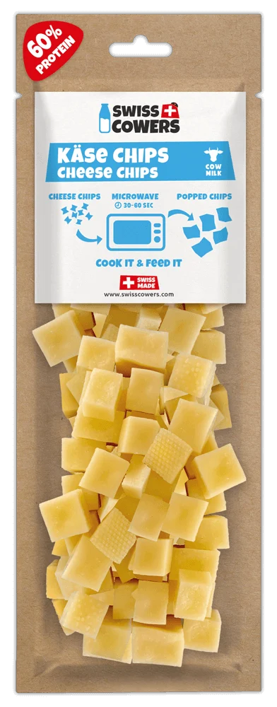 Cubetti di formaggio da cuocere per cani – SwissCowers Cheese Chips - immagine 1
