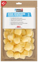 Snack al formaggio per cani, croccanti, 28 premi – SwissCowers Cheese Crunchies Original