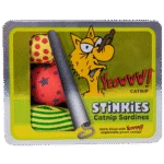 Giochi per gatti a forma di sardina con erba gatta – Yeowww! Stinkies Catnip Sardines Trio