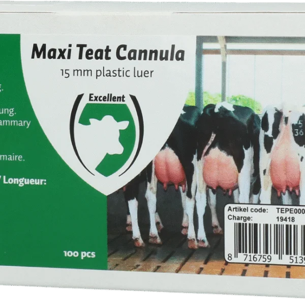 Cannula mammaria per siringa monouso, 15 mm, 100 pezzi – Excellent Maxi Tepelcanule