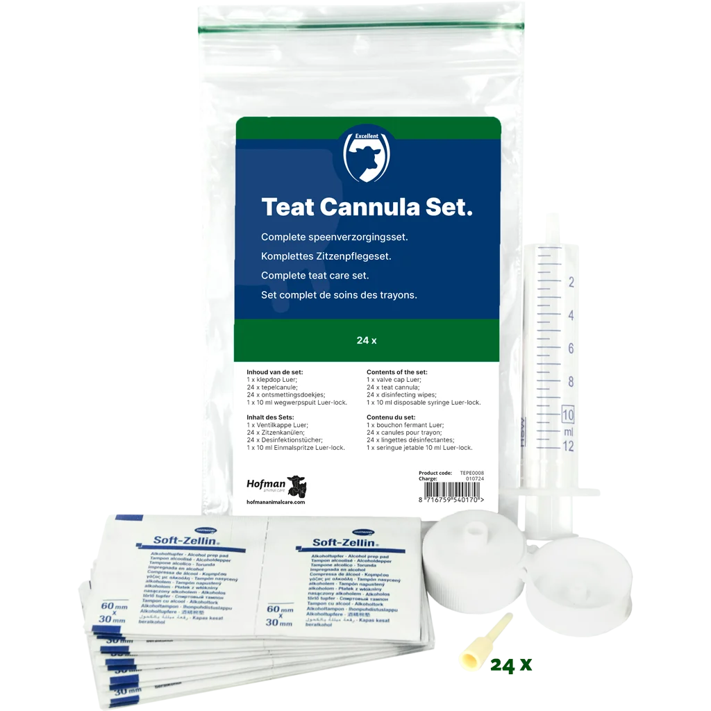 Set di cannule per capezzoli con 24 cannule e 24 salviette disinfettanti - immagine 1