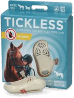 Repellente per zecche per cavalli a ultrasuoni, beige – Tickless Horse