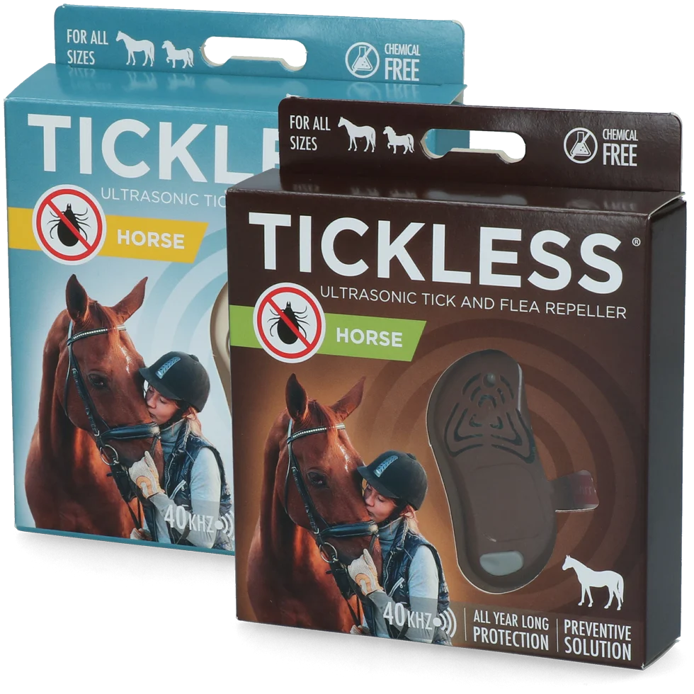 Repellente per zecche per cavalli a ultrasuoni, beige – Tickless Horse - immagine 4