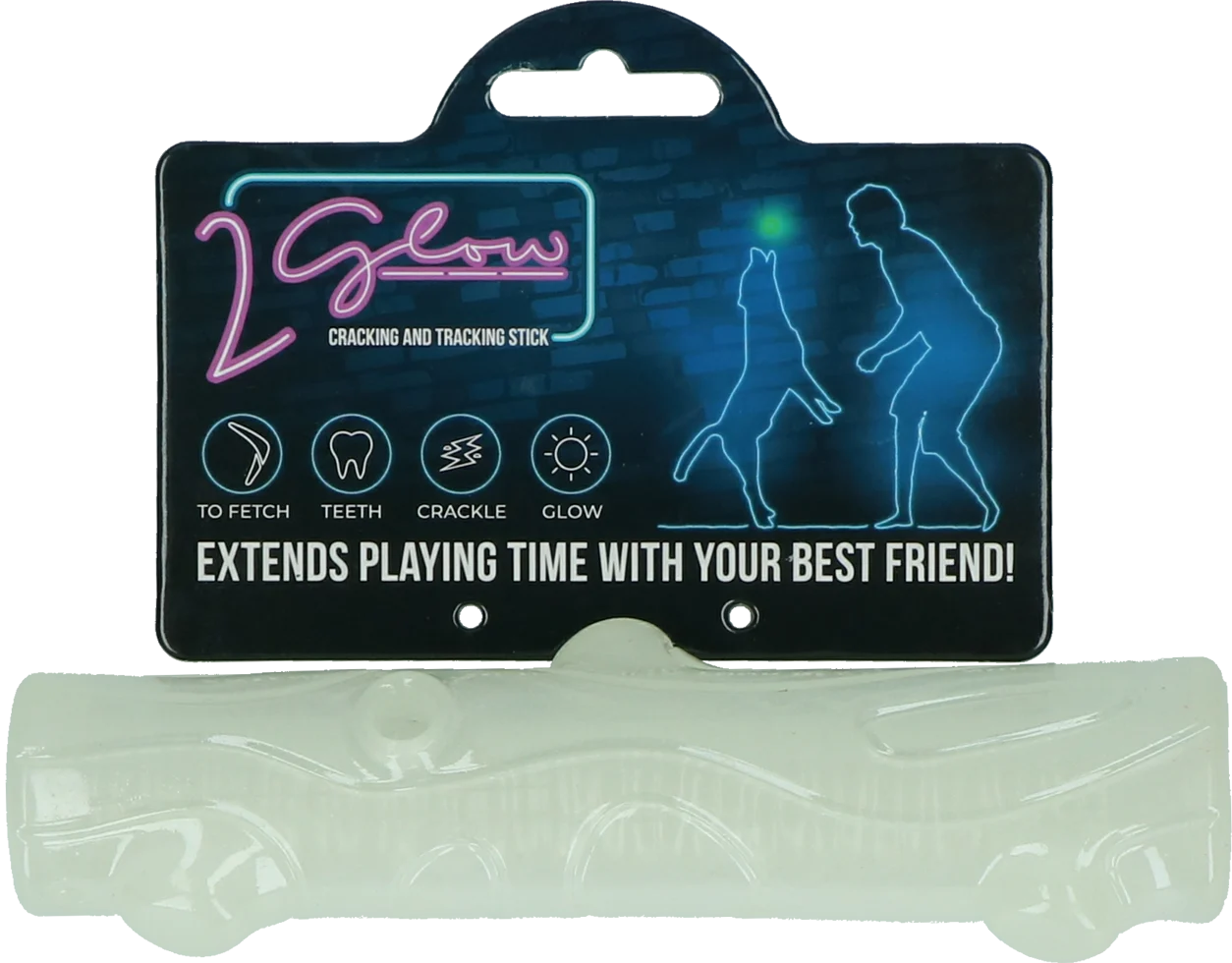 Bastone da gioco luminoso per cani – 2 Glow Cracking & Tracking Stick - immagine 1