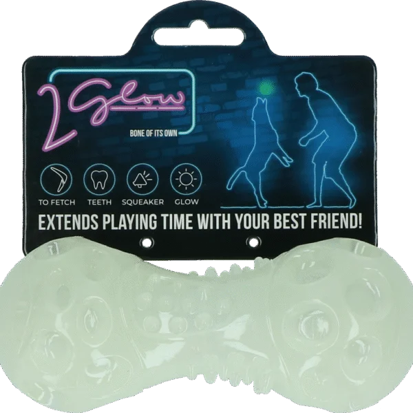 Osso da gioco luminoso per cani – 2 Glow Bone of it's Own