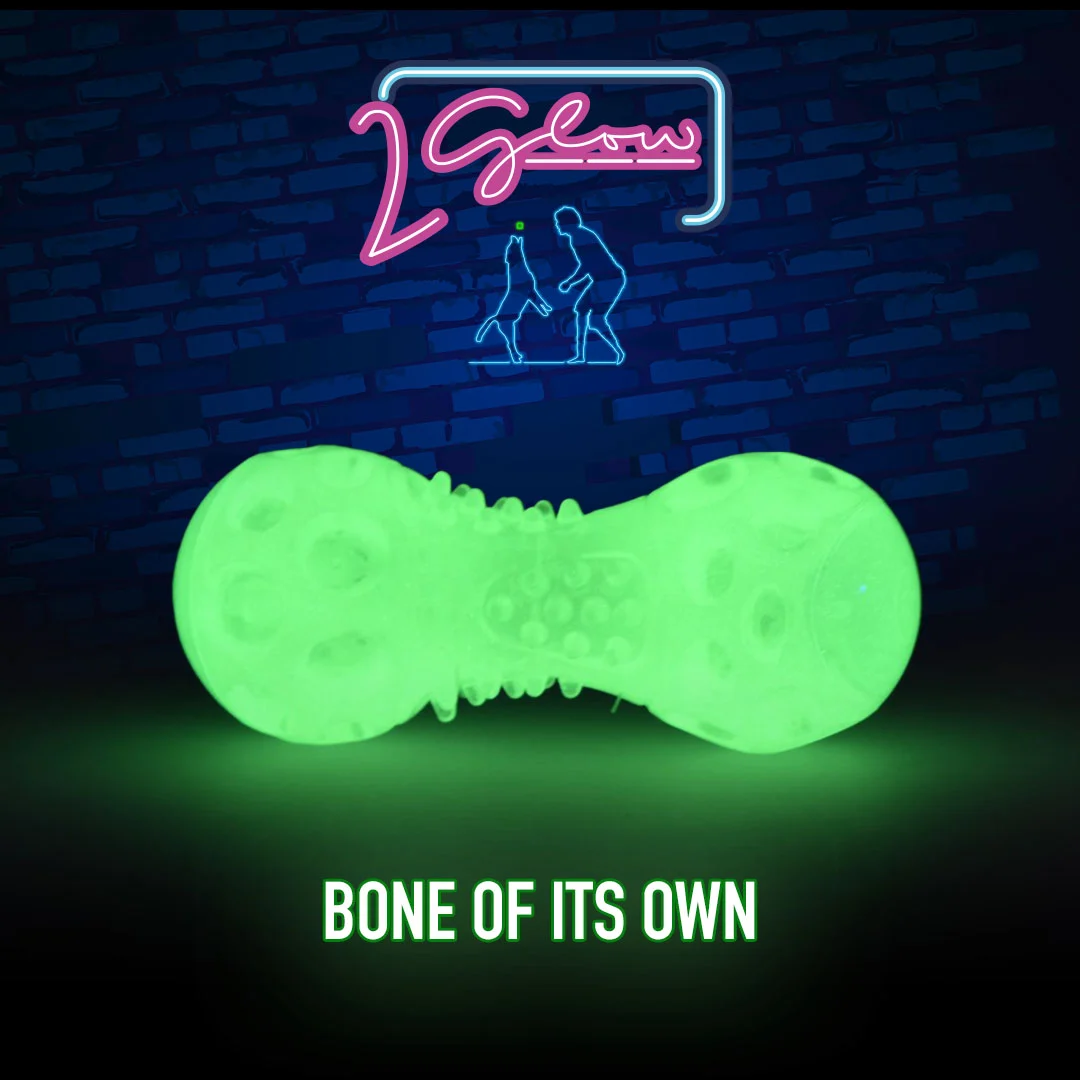 Osso da gioco luminoso per cani – 2 Glow Bone of it's Own - immagine 3