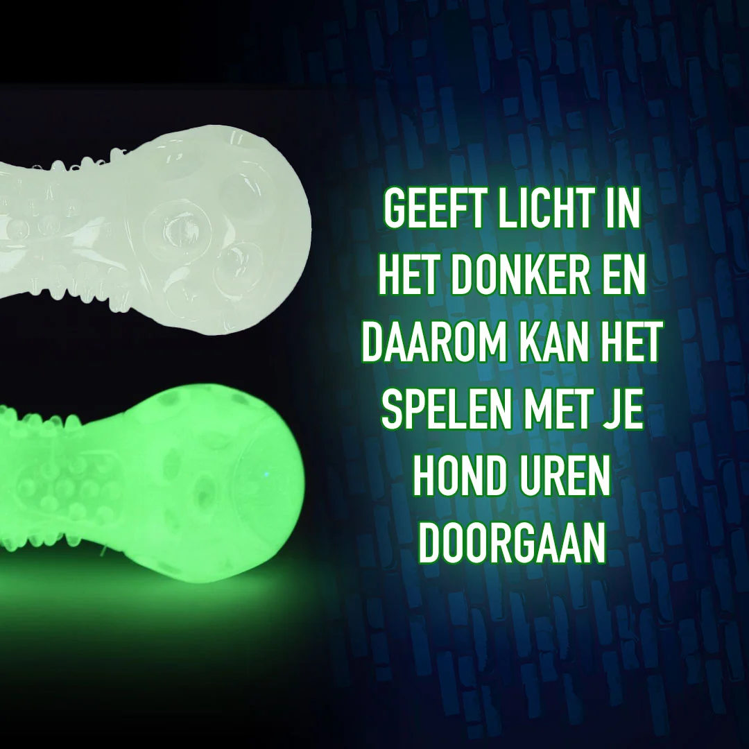 Osso da gioco luminoso per cani – 2 Glow Bone of it's Own - immagine 4