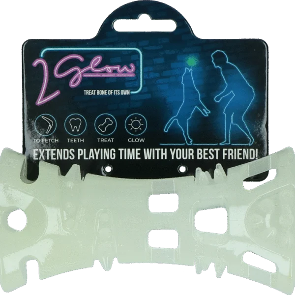 Osso da gioco luminoso per cani – 2 Glow Treat Bone of it's Own