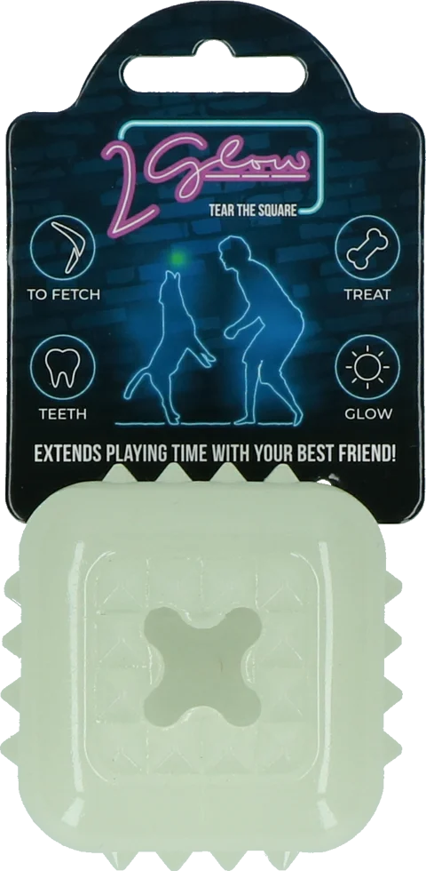 Gioco luminoso per cani – 2 Glow Tear the Square - immagine 1