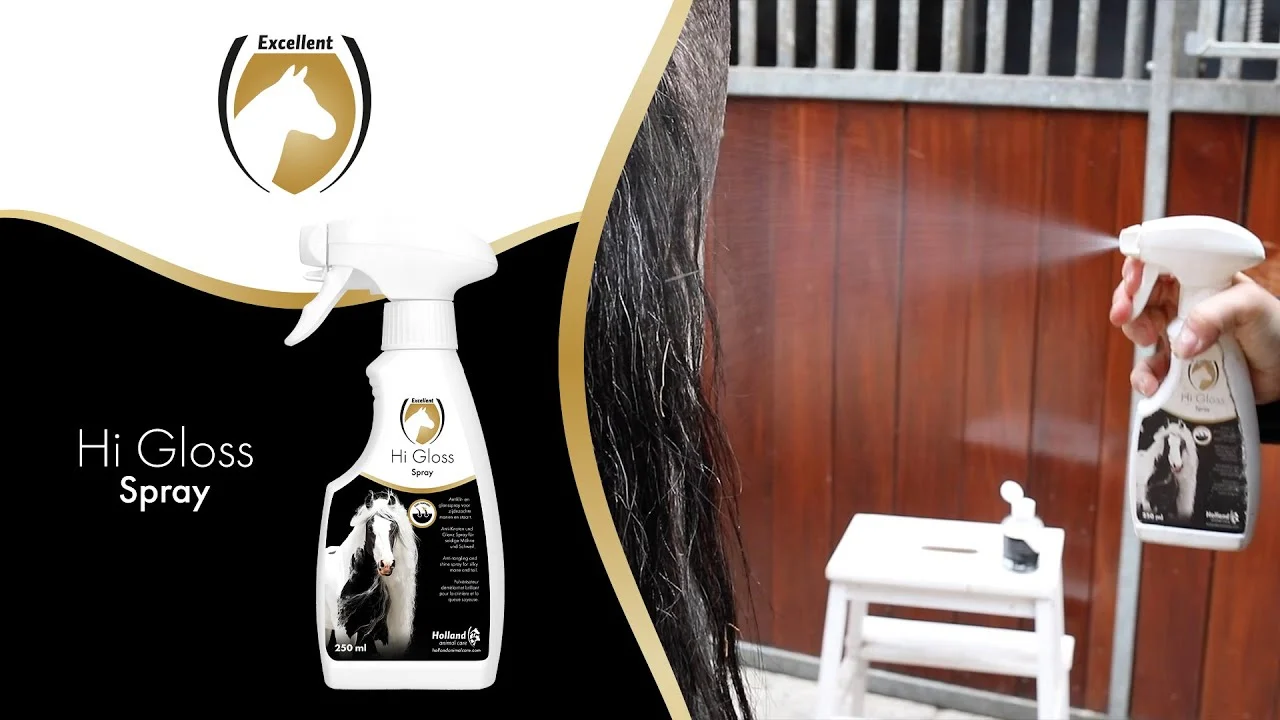 Spray districante per criniera e coda, 500 ml – Excellent Horse Hi Gloss Spray - immagine 5