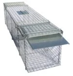 Trappola a tunnel in acciaio zincato per faine e ratti, 122 x 29 x 32 cm – Hofman Pest Control