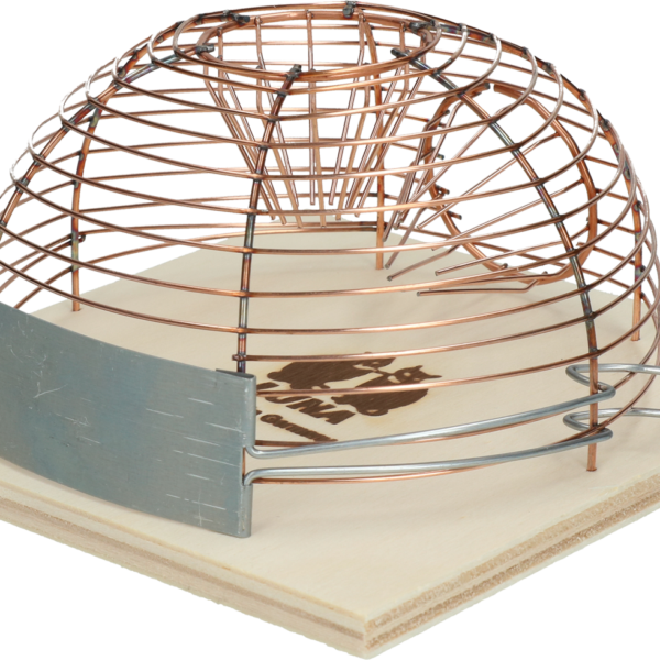 Trappola per topi vivi con base in legno, 14 x 14 cm – Luna