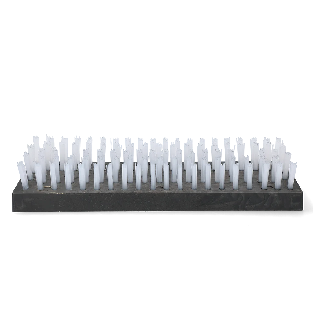 Spazzola per vitelli con setole in nylon, bianca, 45 x 15 cm - immagine 1