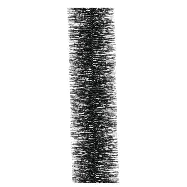 Spazzola dissuasore per tegole, 1 m, Ø 200 mm – VentiStrip VentiBrush