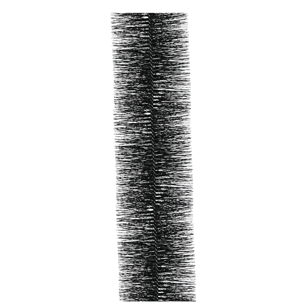 Spazzola dissuasore per tegole, 1 m, Ø 200 mm – VentiStrip VentiBrush - immagine 1