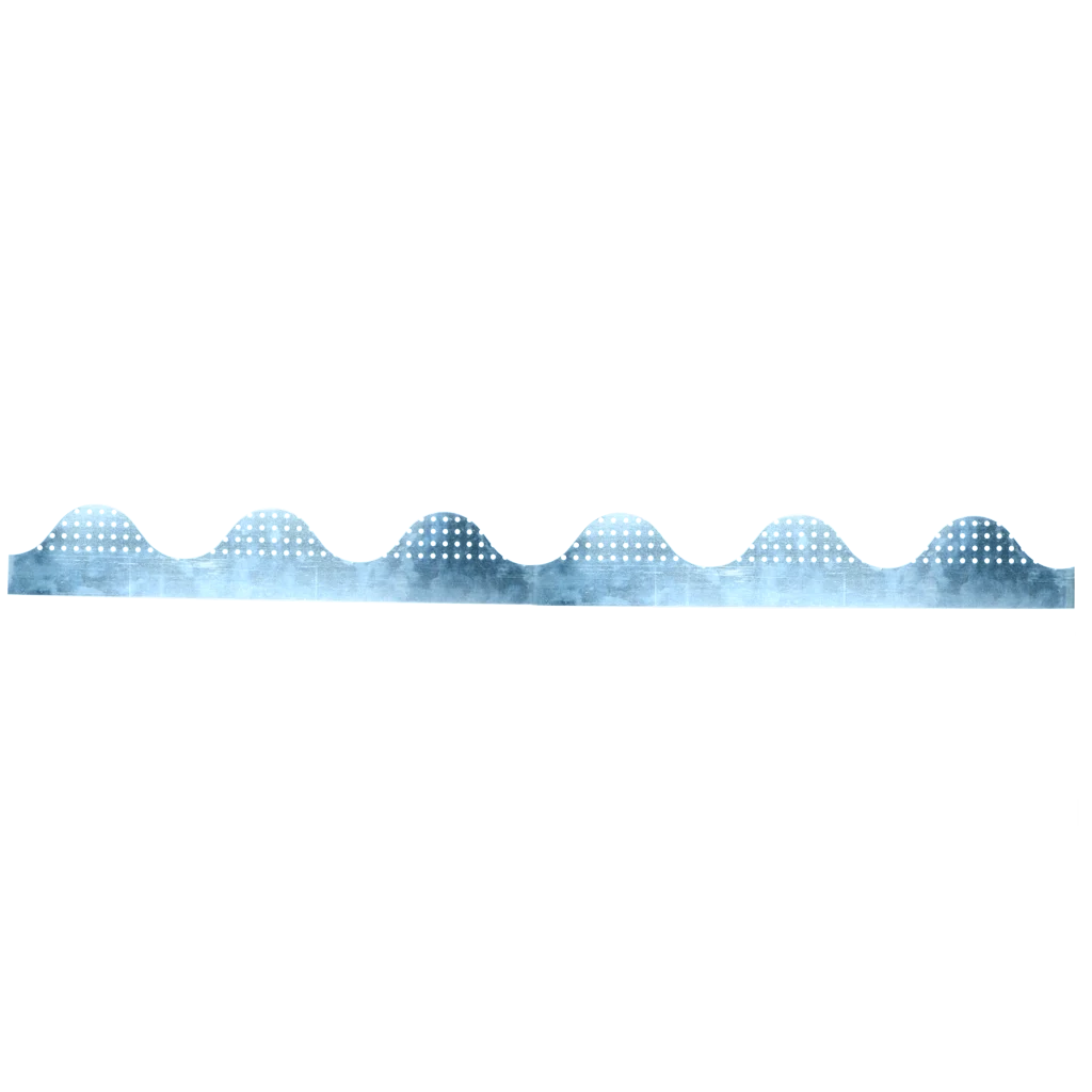 Profilo per lastre ondulate in alluminio perforato, 1060 x 93 mm – VentiStrip - immagine 1