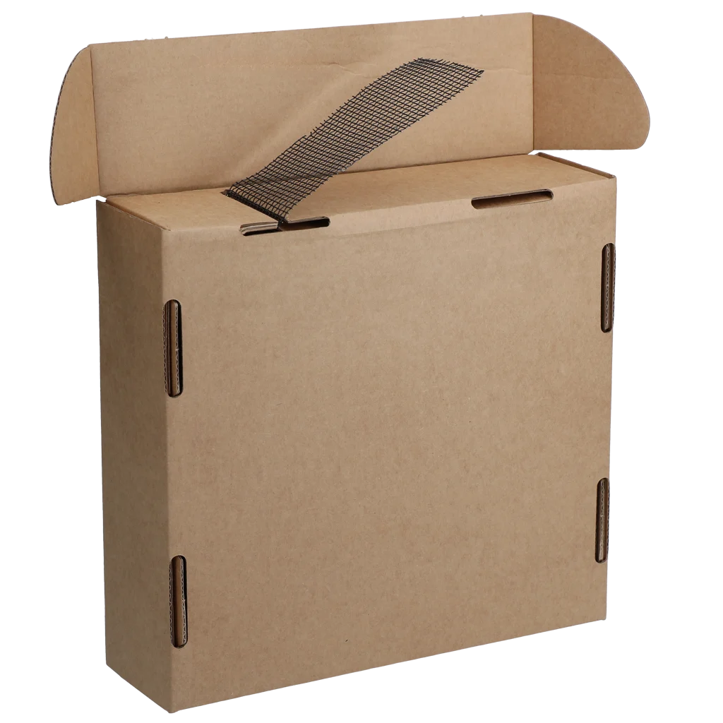 Nastro di ventilazione in acciaio inossidabile contro gli animali infestanti, nero, 30 m x 8 cm – VentiStrip - immagine 3