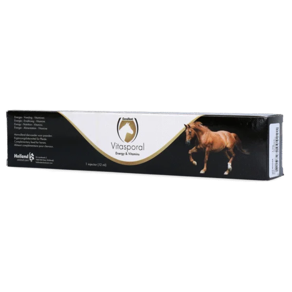 Integratore energetico per cavalli con vitamine A e D, 12 ml – Excellent Horse Vitasporal