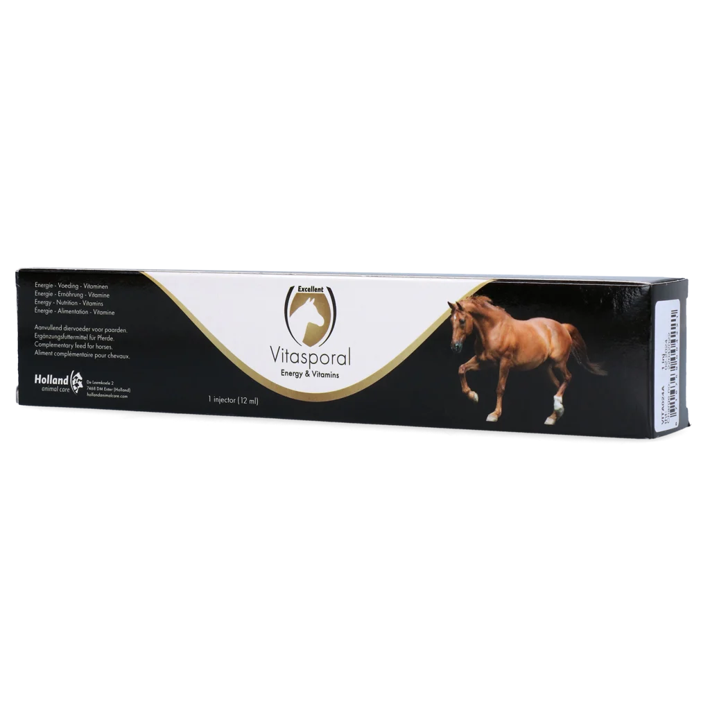 Integratore energetico per cavalli con vitamine A e D, 12 ml – Excellent Horse Vitasporal - immagine 1
